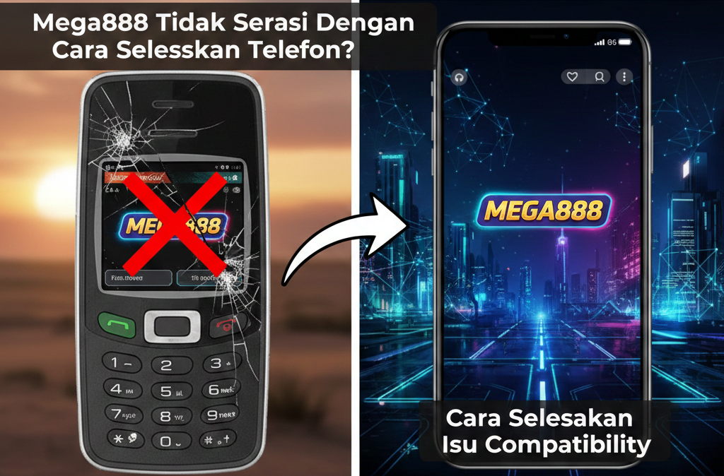 Mega888 Tidak Serasi Dengan Telefon Cara Selesaikan Isu Compatibility
